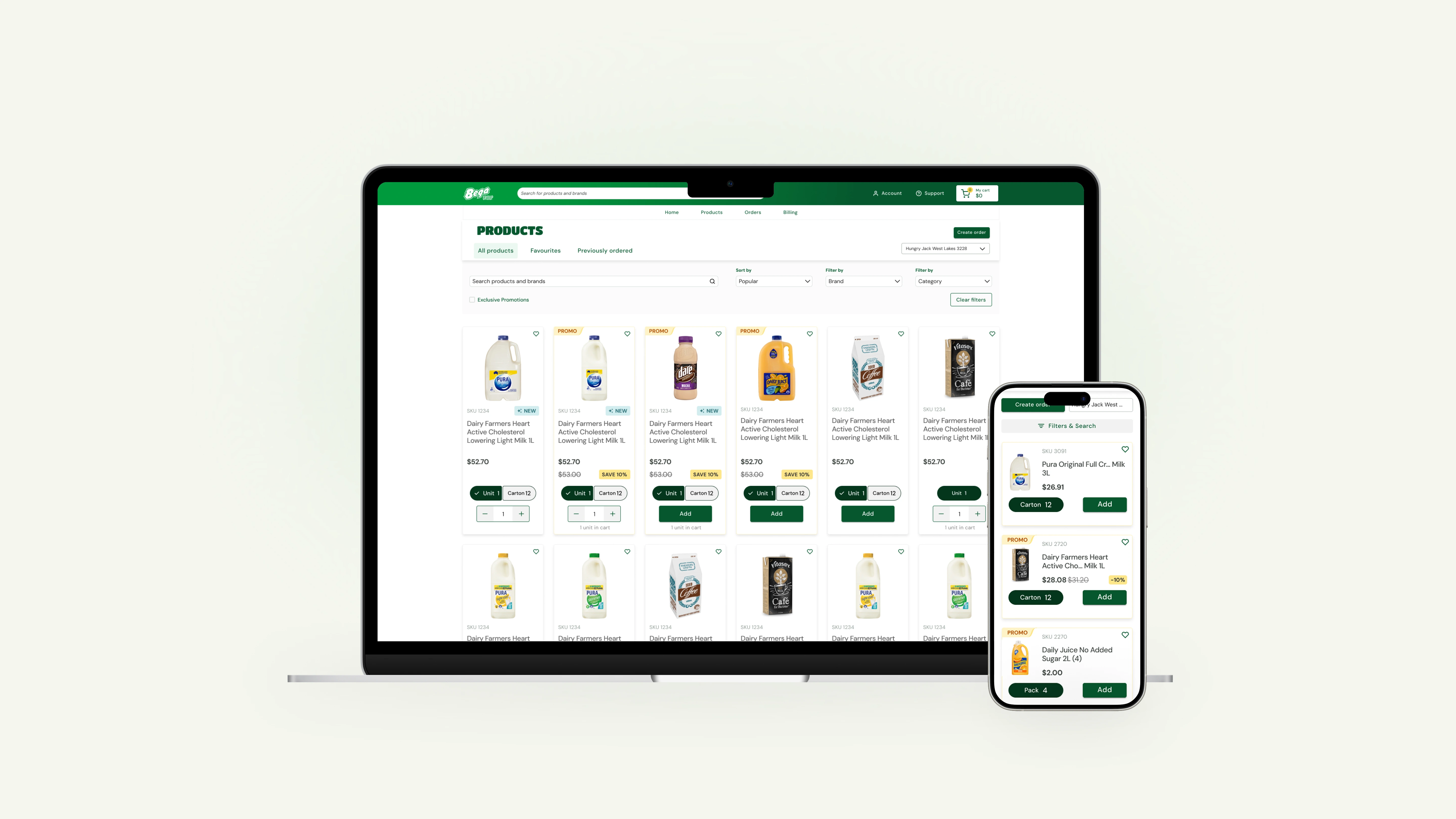 Bega Group · myBega Portal